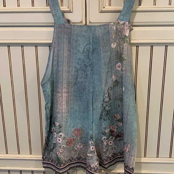 Cute little jumper and a Boho print size extra large blues turquoise muted color - Picture 7 of 9